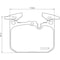 Pagid Brakes Bmw 228I 15-14/228I Xdrive 15/328D 14/32 Brake Pad Set-D, 355021271 355021271 - alternate 2